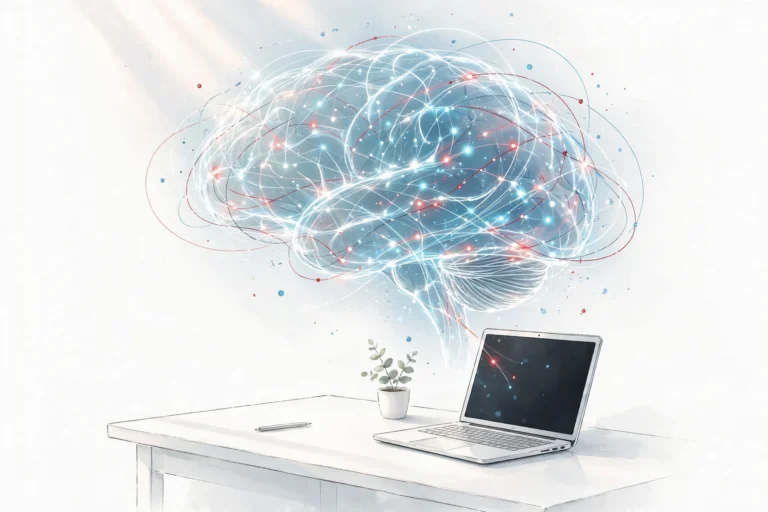 Bright neural-network illustration representing the top AI tools of 2026